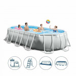 Intex Prism  Frame Pool With Filter, 6.1 X 3.05 X 1.22