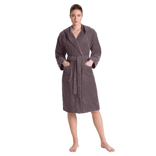 Cannon Plain Bathrobe, Cotton, Amethyst Color