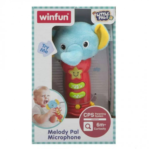 Winfun Melody Pal Microphone, Elephant Design