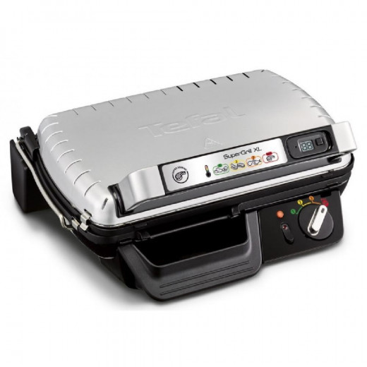 Tefal Stainless Steel Super Grill With Thermostat, 2400 Watt