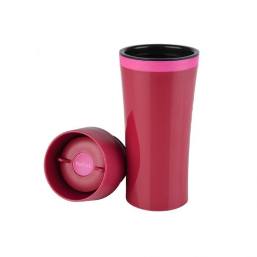 Tefal Travel Mug Fun, Raspberry, 0.36 Liter