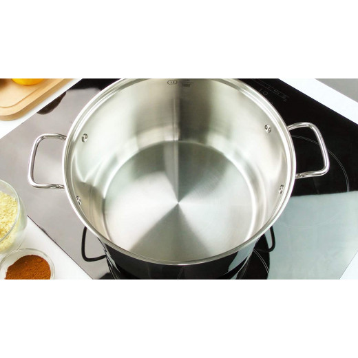 Tefal Stainless Steel Intuition Cookware, 32 Cm + Lid