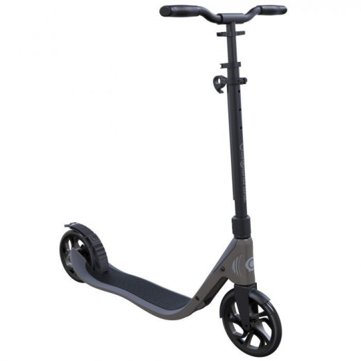 Globber One NL 205 Folding Scooter, Black and Gray Color
