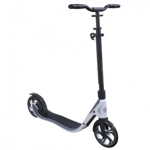 Globber One NL 205 Folding Scooter, Black and White Color