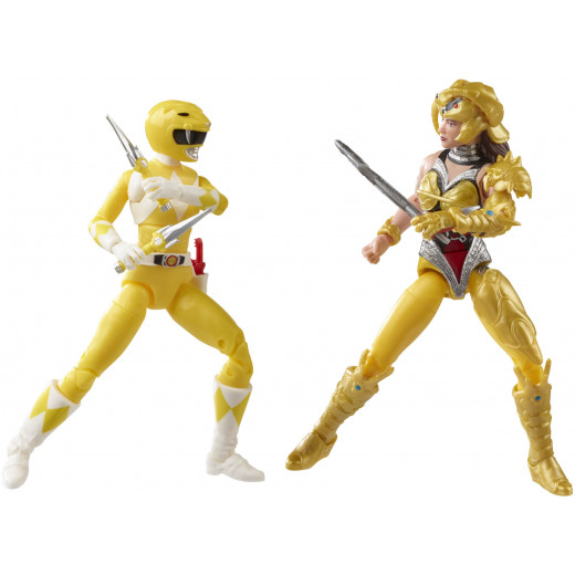 Hasbro Power Rangers Action Figure, Mighty Morphin, Yellow Ranger,15 Cm