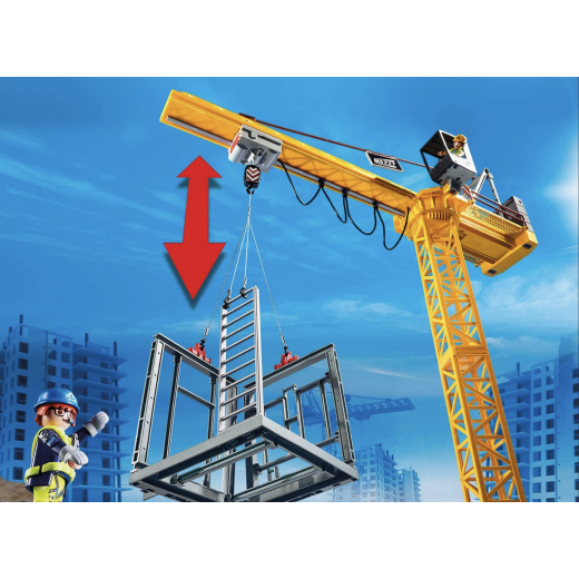 Playmobil City Action Construction Crane With Remote Control