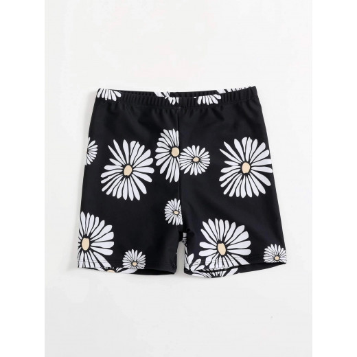 Boys Swim Shorts, Floral Print