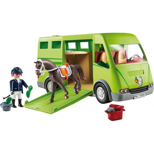 Playmobil Horse Transporter Building Set