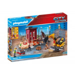 Playmobil Mini Excavator With Building Section