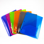 Bazic Poly Portfolio Translucent, 2 Pockets