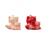 Little Hands Gypsum  Two Cats Coloring Art, (S) Size