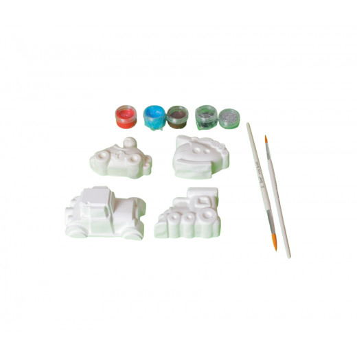 Little Hands gypsum  Coloring Kit, Transportation