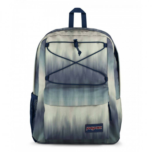 Jansport Flex Pack Backpack, Ombre, Dark Blue And Off White Color