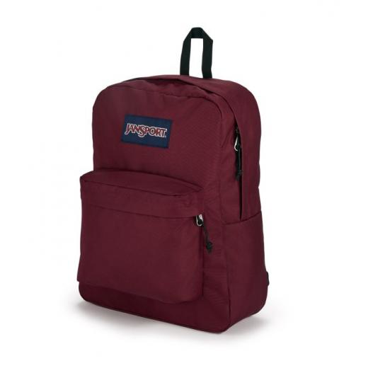 JanSport Superbreak Plus Backpack, Dark Red Color