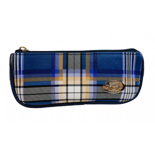 Amigo Karohat Pencil Case, Navy Blue Color