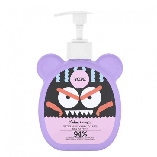 Yope Kids Natural Hand Soap Coconut & Mint, 400Ml