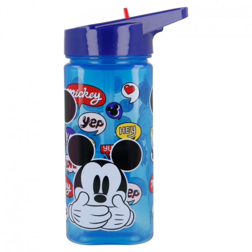 Stor Plastic Bottle, Mickey Mouse Design,  530 Ml