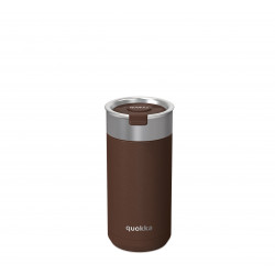 Quokka Stainless Steel Thermos With Filter, Brown Color, 400 Ml