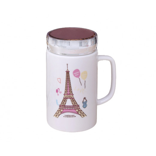 Mug Ceramic, Eiffel Tower Design