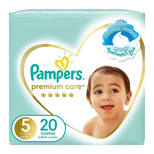 Pampers Premium Care Junior Diapers, Size 5, 11-16 Kg, 20 Diapers