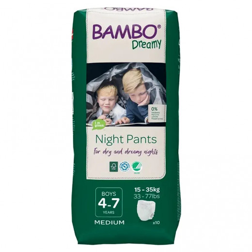 Bambo Dreamy, Night Pants, Boys 4-7 years, (15-35 Kg)