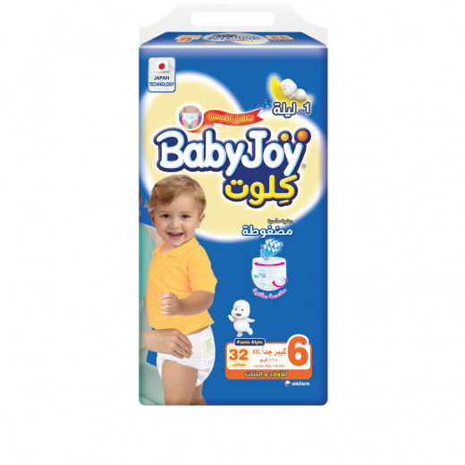 Baby Joy Pants XXL Size 6, 16+ kg, 32 Pieces