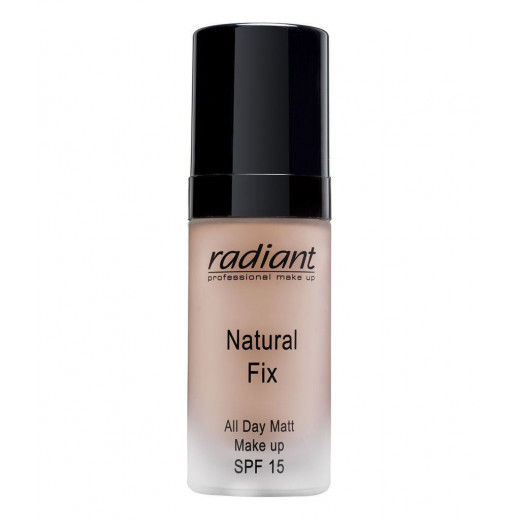 Radiant Natural Fix Matt Foundation, Peanut Color, Number 3A, 30 Ml