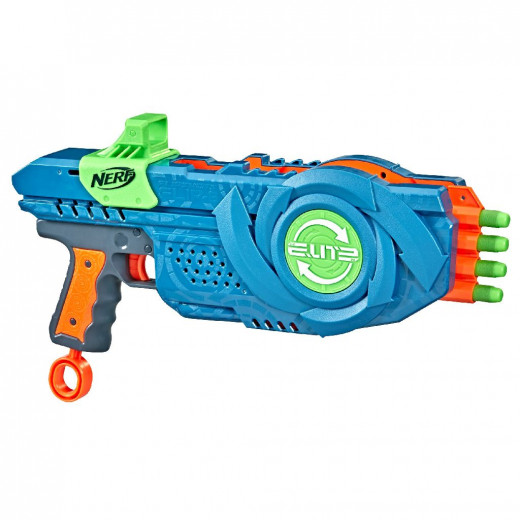 Hasbro Nerf Elite Flipshots Flip Blaster With Spinning Barrels, 8 Drums