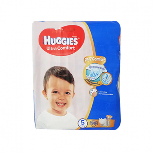 Huggies Jumbo Size 5, 12-22 KG, 36 Diapers
