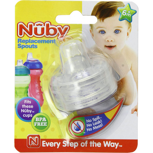 Nuby Replacement Silicone Spouts, 1 piece