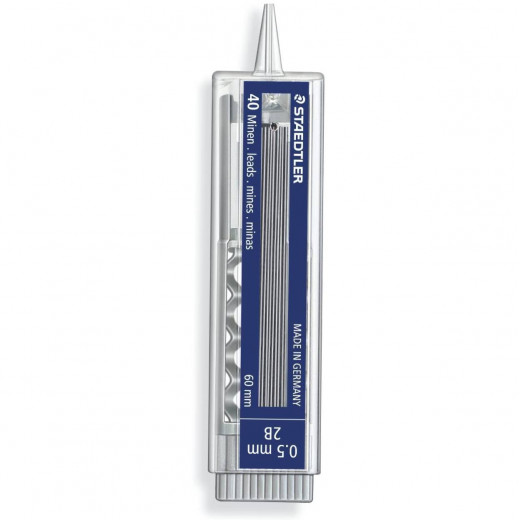 Staedtler Micro Mars Carbon Mechanical Refill Pencil Lines 0.5 mm, 2B