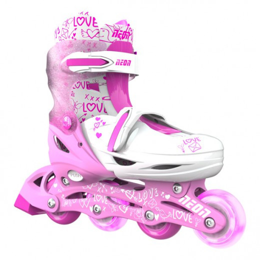 حذاء التزلج على الارض, باللون الوردي من يو فليوشن
