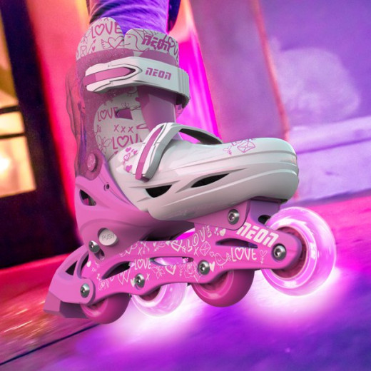 Yvolution Roller Skates, Pink Color