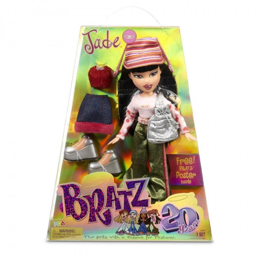 Bratz Fashion Doll, Jade, Black Hair