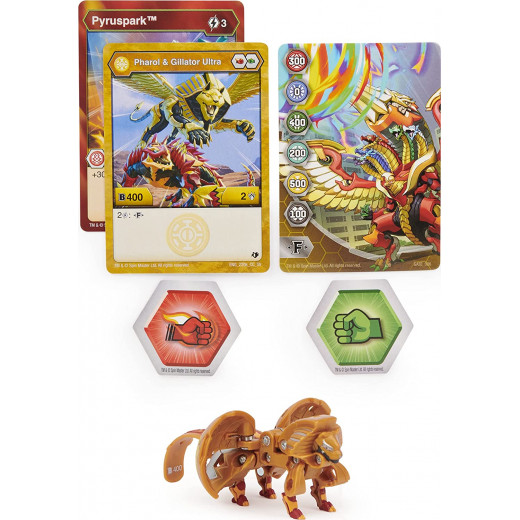 Bakugan Ultra Ball Yellow Color, 7.62 Cm, 1 Piece