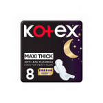 Kotex Feminine Pads Maxi Night, 8 Pads