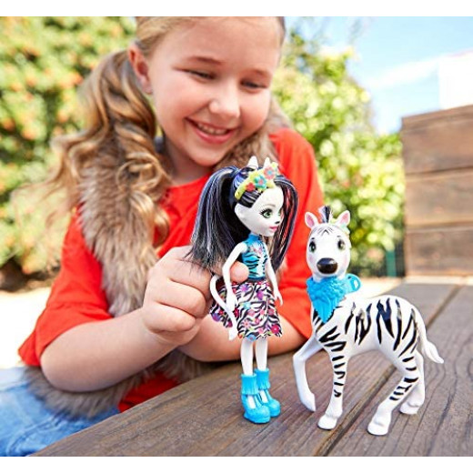 Enchantimals Zelena Doll With The Zebra