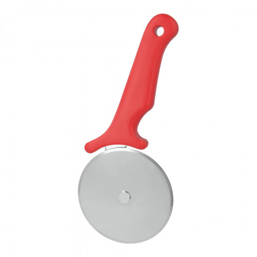Metaltex Pizza Cutter With Plastic Handle, Red Color