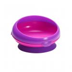 The First Years Toddler Suction Bowl 1Pk Pink/Purple