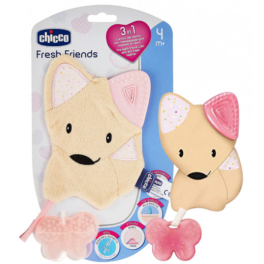 Chicco Fresh Friends Teether Girl 4m+