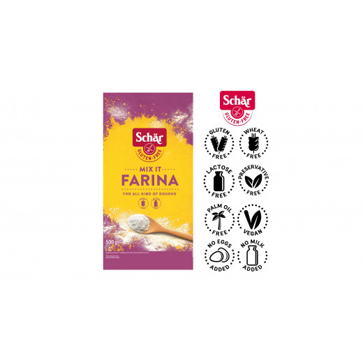 Schar Gluten Free Farina Mix It, 500 Gram