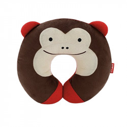 Skip Hop Zoo Little Kid and Toddler Travel Neck Rest, Monkey