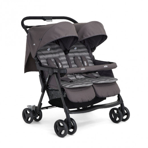 Joie aire twin stroller dark pewter