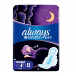 Always Maxi Thick Night Pads with Wings, 8 pads