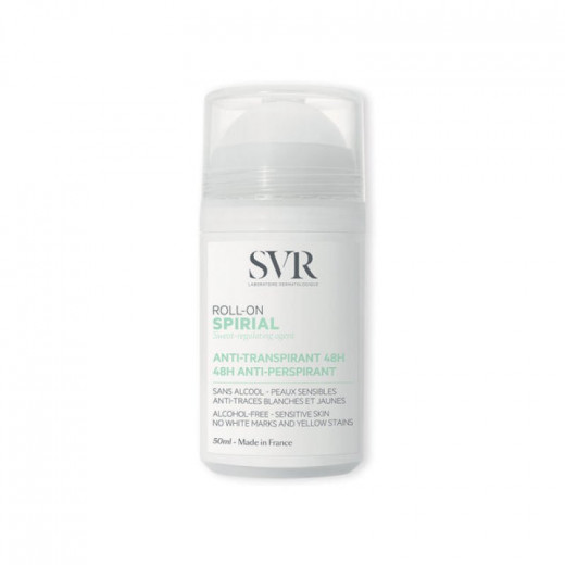 SVR Spirial Anti Perspirant Roll on Deodorant, for 48 Hour, 50 Ml