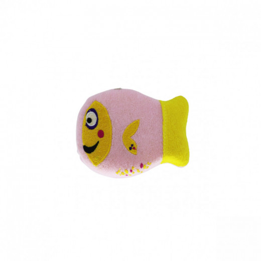 Camon Baby Bath Sponge - Pink Fish