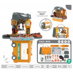 Kids play set ,3-in-1 Tool Bus,39 pieces