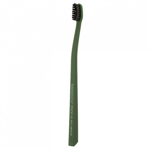 Swissdent Professional Whitening Toothbrush Green & Black Soft-Medium
