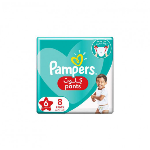 Pampers pants Diapers, Size 6, 8 Pieces