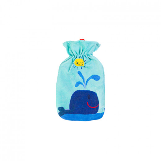 Heat Pack With Fabric Cover Designed With Whale, 1700 Ml